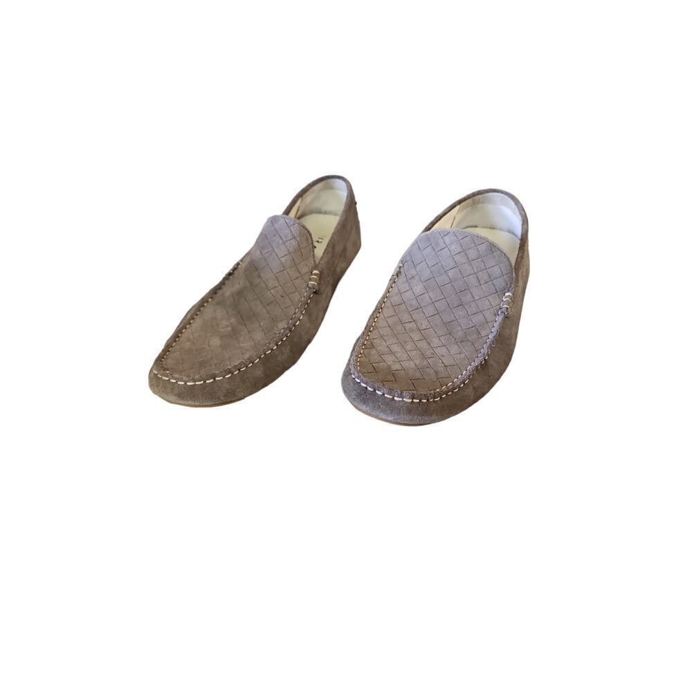 The Rail Men's Gray Leather Moccasins Sz 12‎